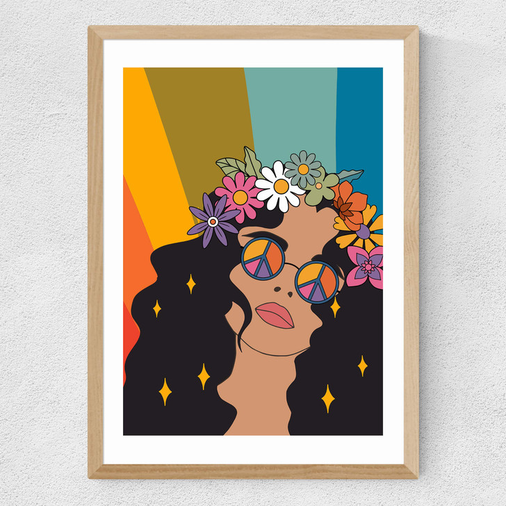 Groovy Hippie Girl