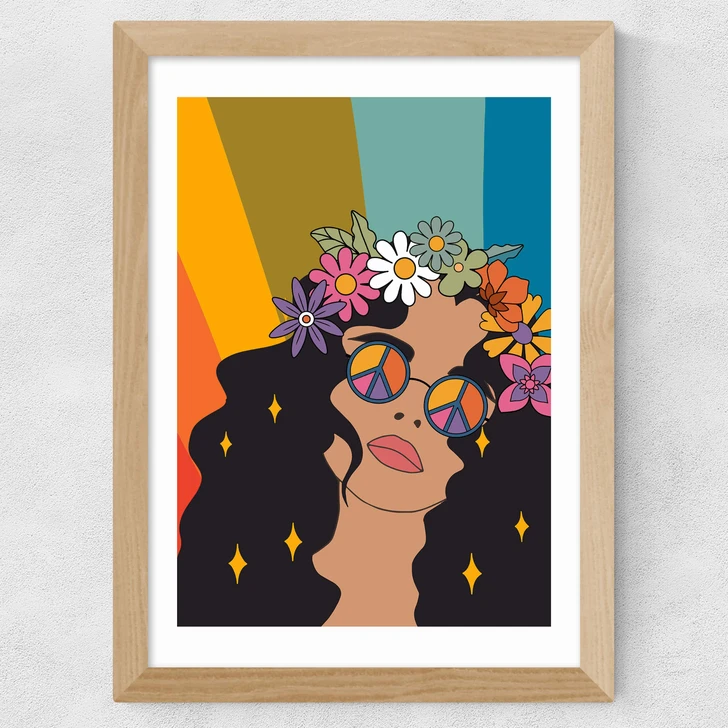 Groovy Hippie Girl