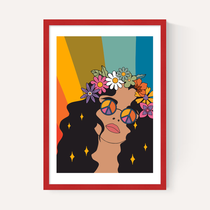 Groovy Hippie Girl