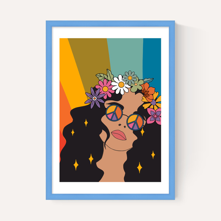 Groovy Hippie Girl