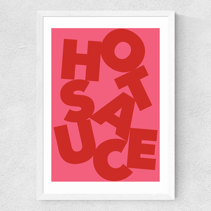 Hot Sauce Medium White Frame