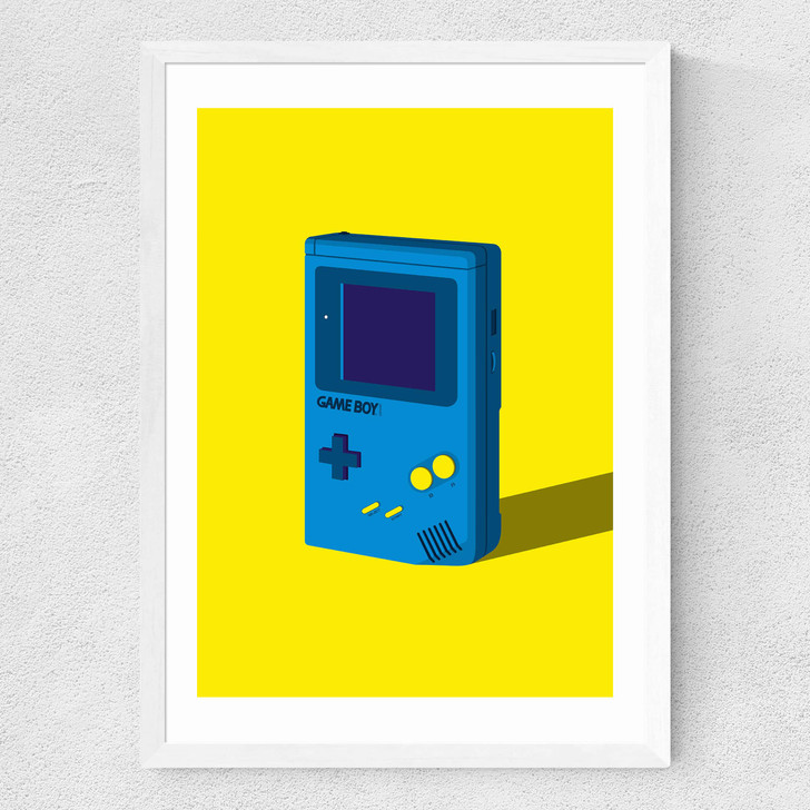 Gameboy Medium White Frame