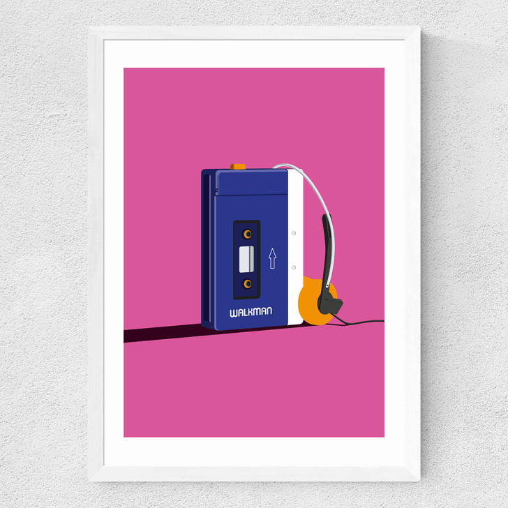 Walkman Medium White Frame Walkman Medium White Frame