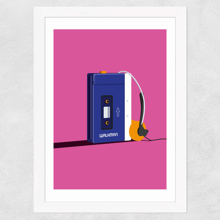 Walkman Wide White Frame Walkman Wide White Frame