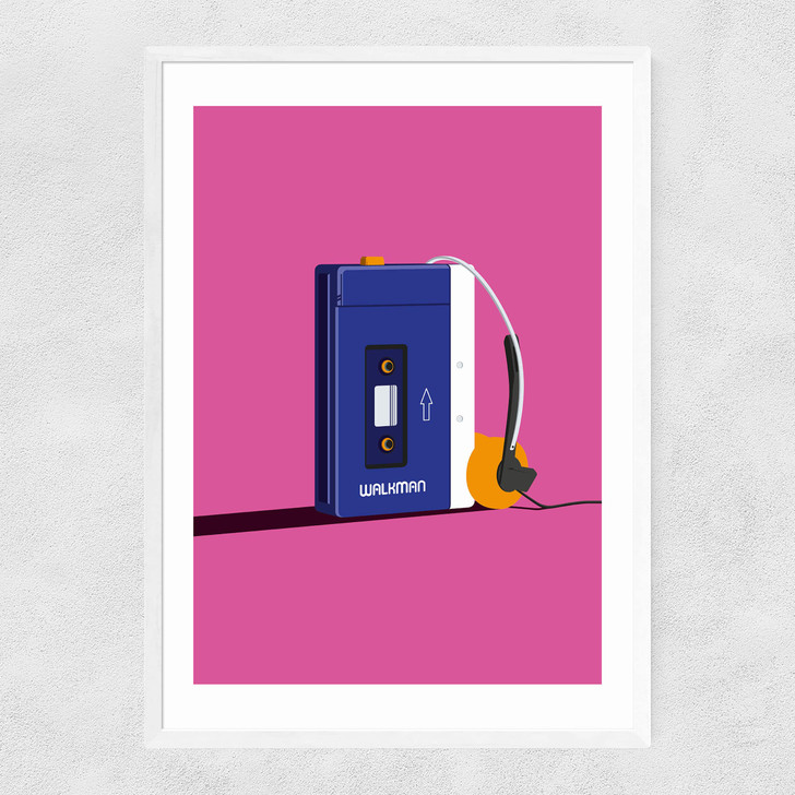 Walkman Narrow White Frame