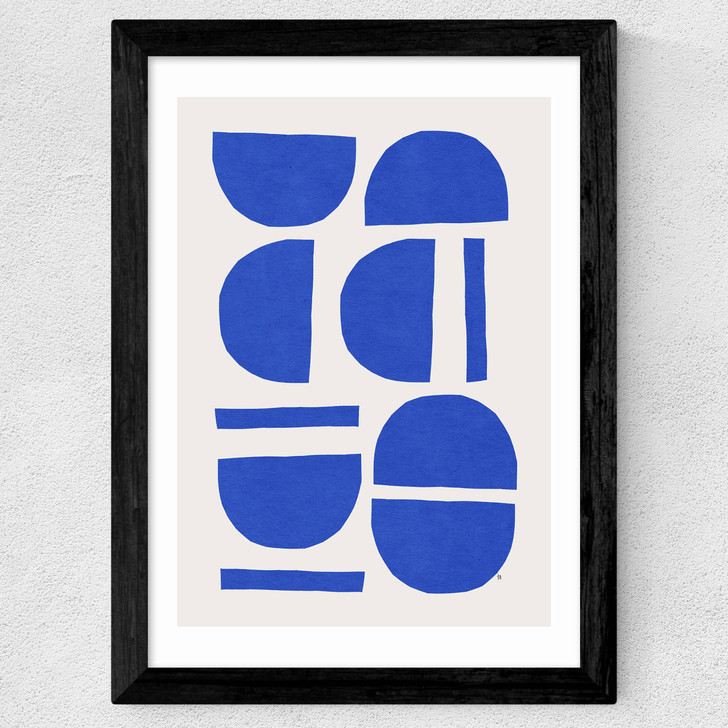 Sculptural I Wide Black Frame