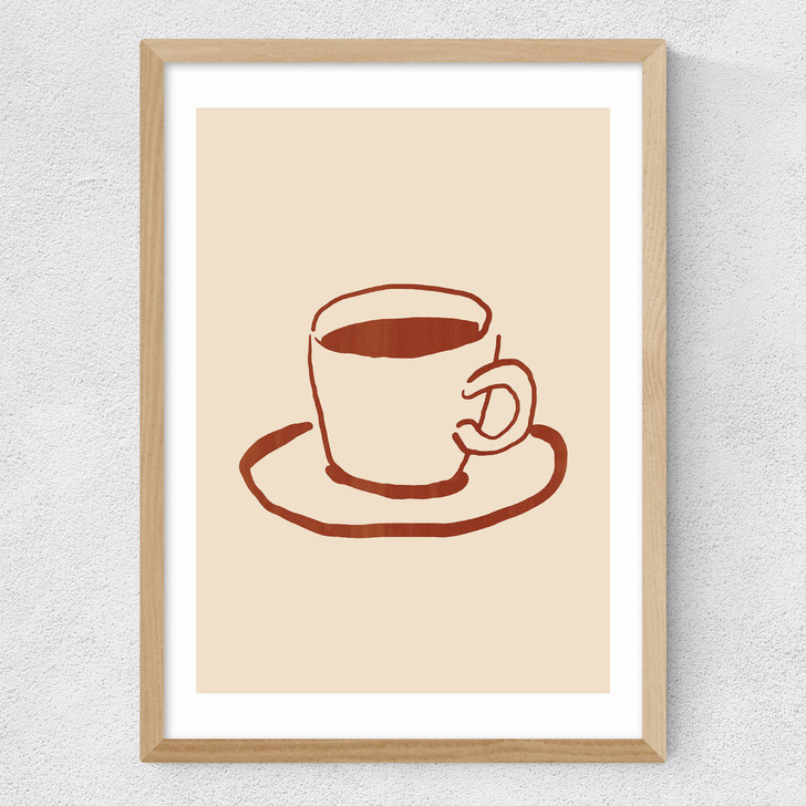 Coffee Medium Oak Frame Coffee Medium Oak Frame