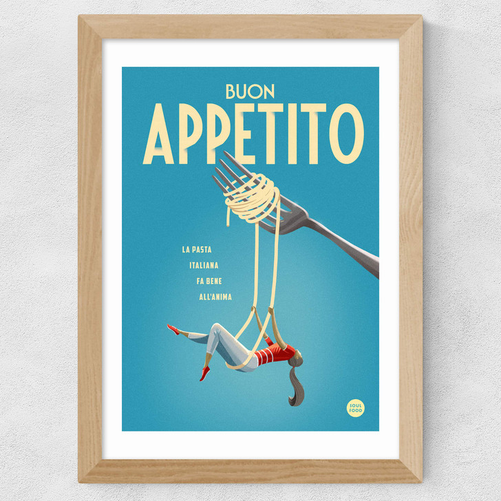 Buon Appetito Wide Oak Frame Buon Appetito Wide Oak Frame