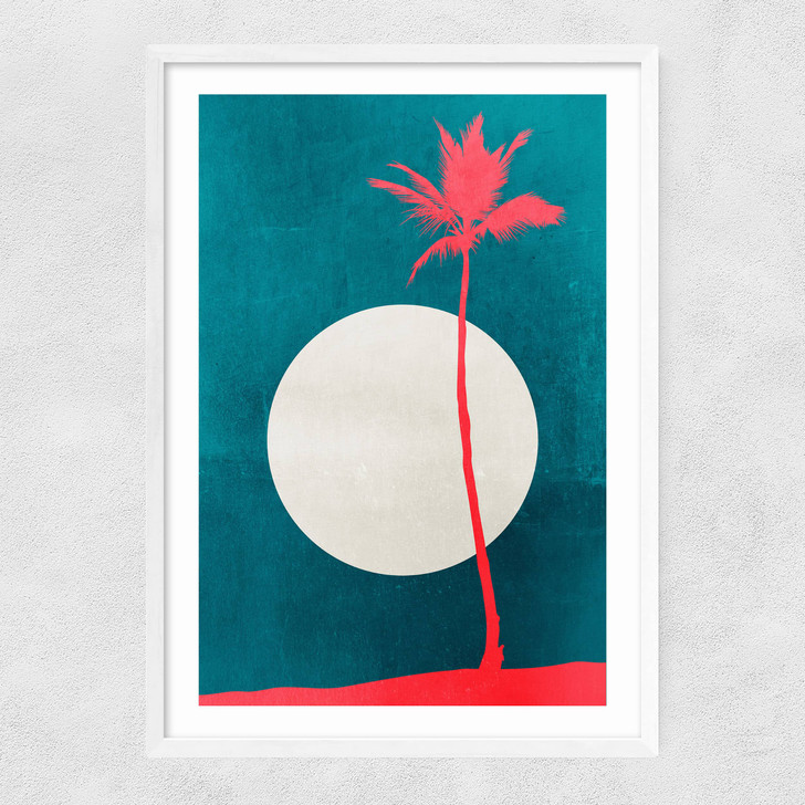 Caribbean Dreams Narrow White Frame Caribbean Dreams Narrow White Frame