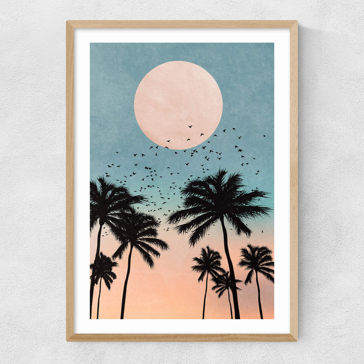 Sunrise by Kubistika Narrow Oak Frame