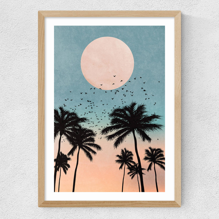 Sunrise by Kubistika Medium Oak Frame