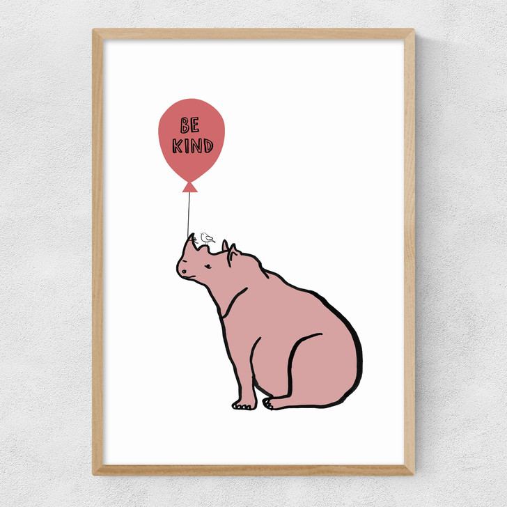 Be Kind Rhino Narrow Oak Frame Be Kind Rhino Narrow Oak Frame
