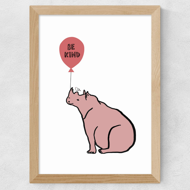 Be Kind Rhino Wide Oak Frame