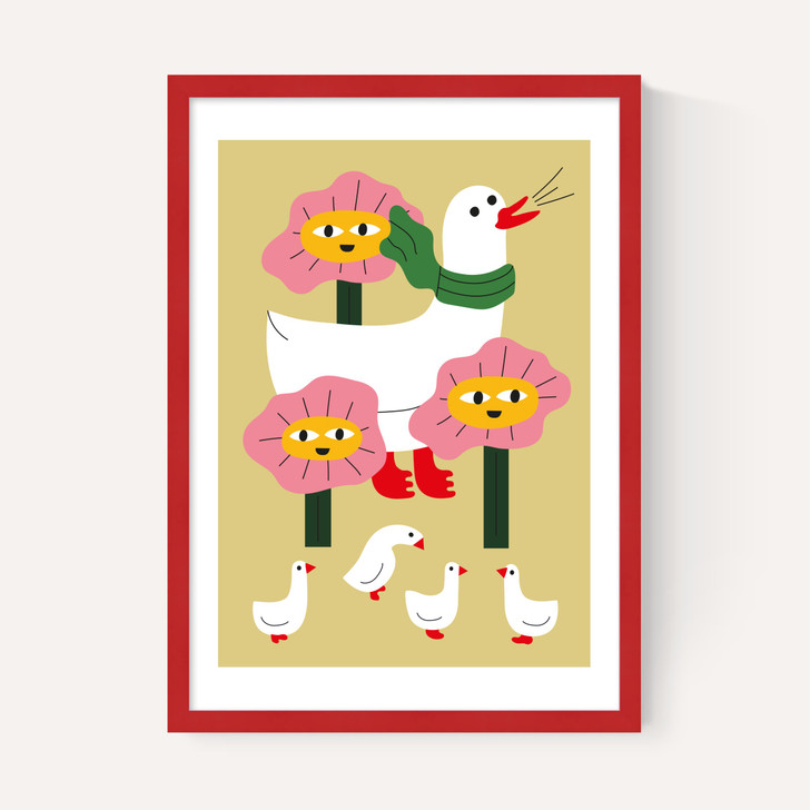 Duck Family Mother