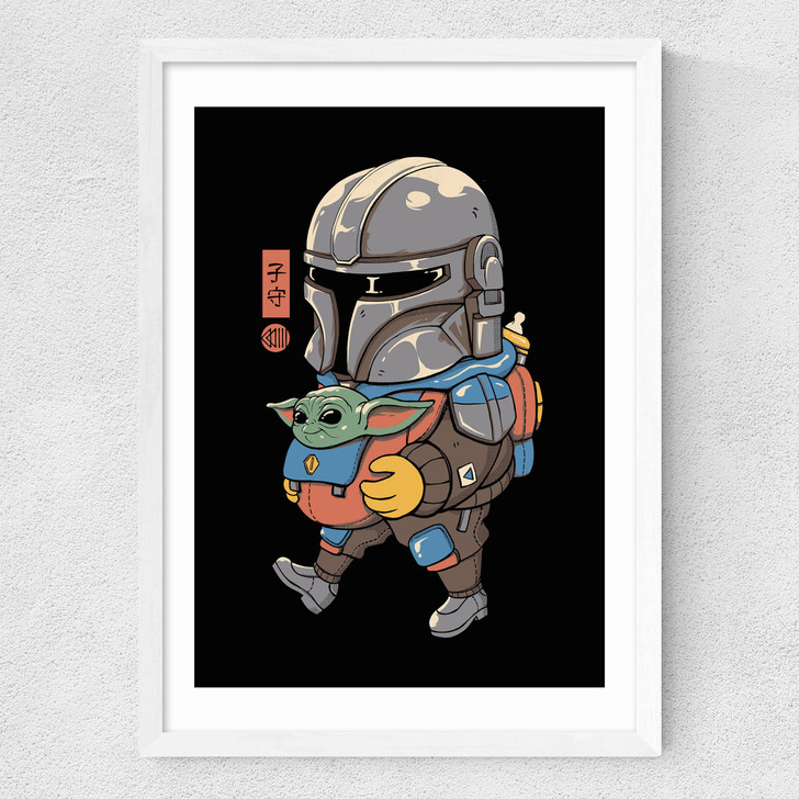 Galactic Baby Sitter Medium White Frame