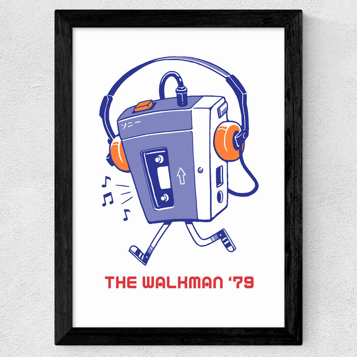 The Walkman Wide Black Frame The Walkman Wide Black Frame