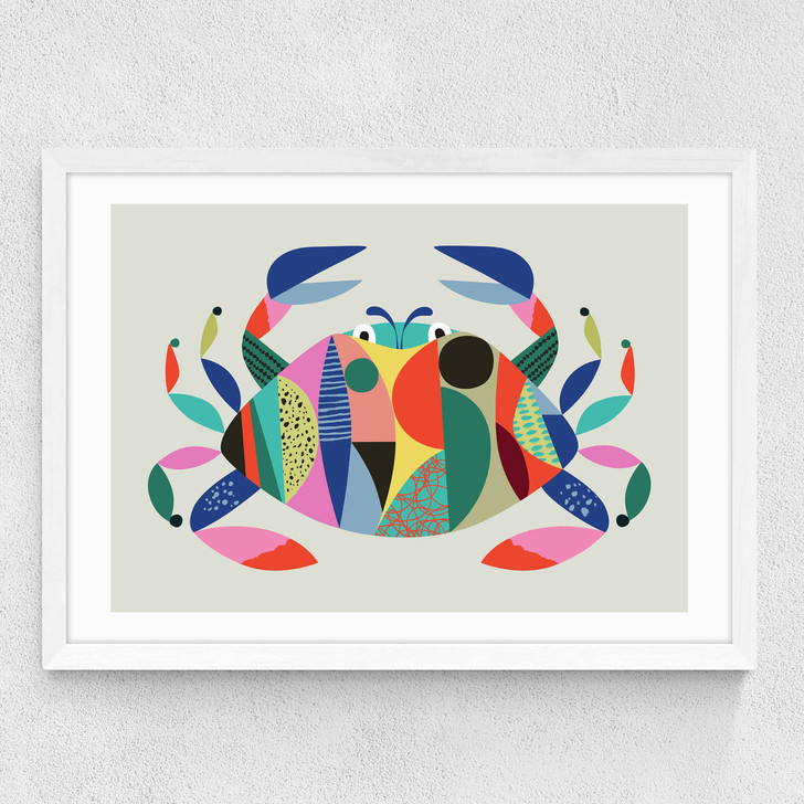 Crab Medium White Frame Crab Medium White Frame