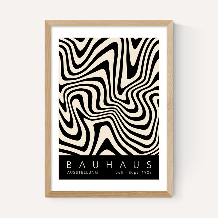 Bauhaus Black by Luxe Poster Co