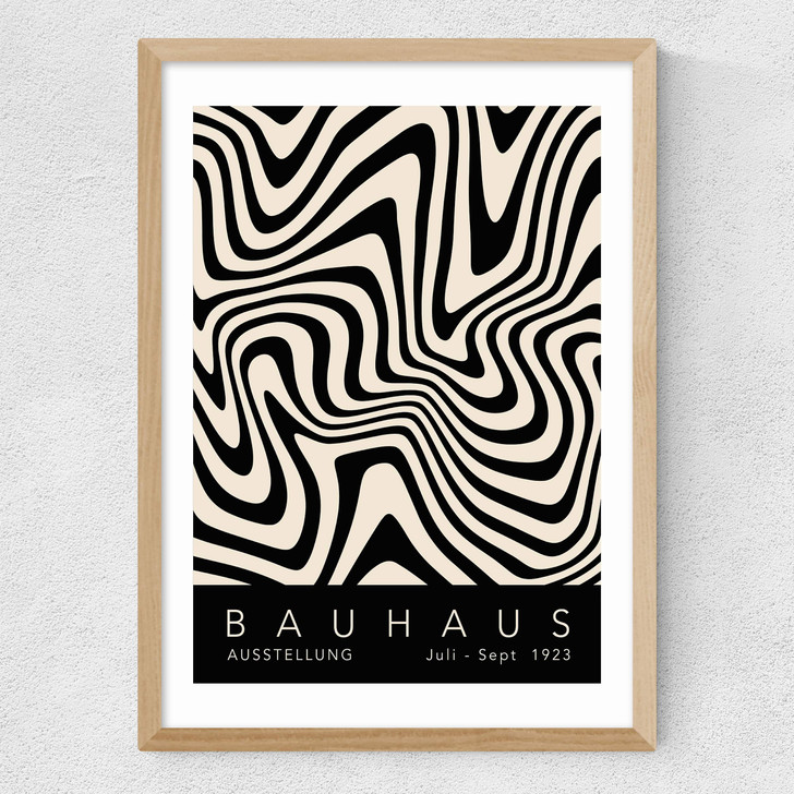 Bauhaus Black by Luxe Poster Co