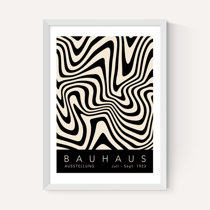 Bauhaus Black by Luxe Poster Co