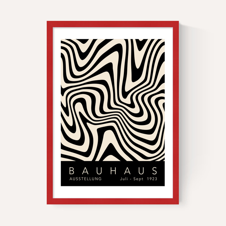 Bauhaus Black by Luxe Poster Co
