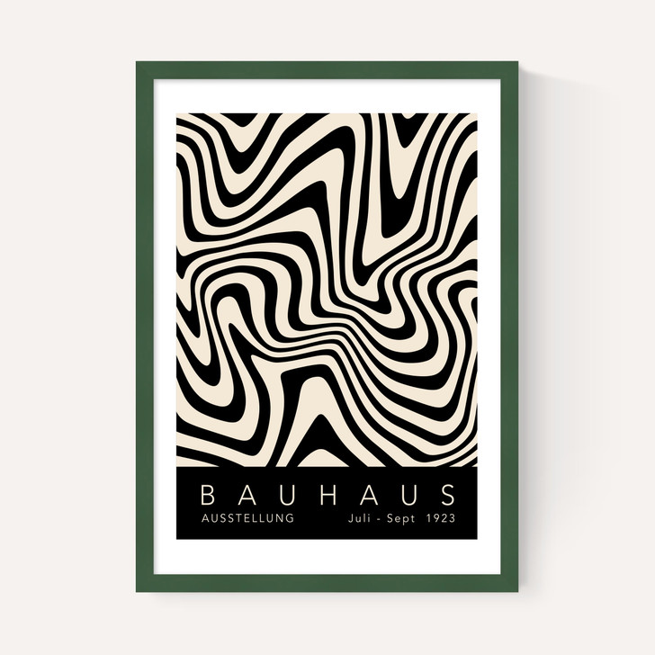Bauhaus Black by Luxe Poster Co