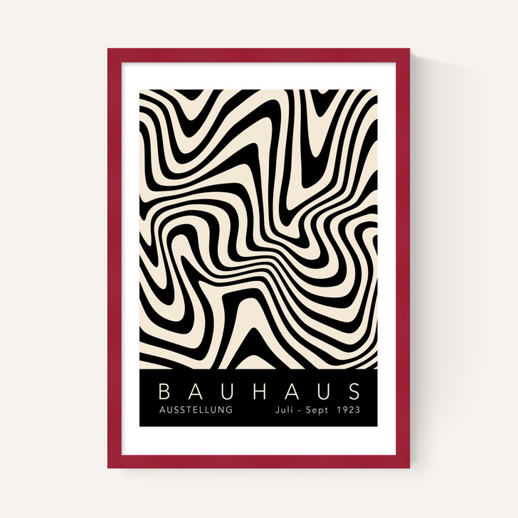 Bauhaus Black by Luxe Poster Co