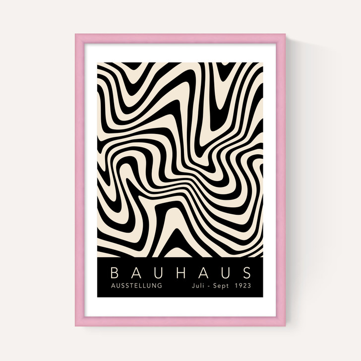 Bauhaus Black by Luxe Poster Co