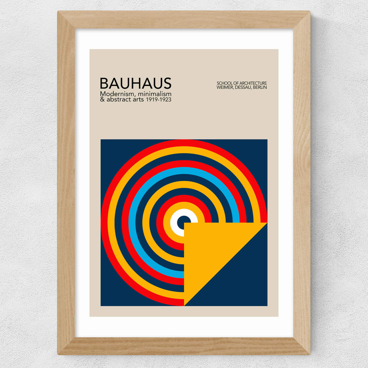 Bauhaus Target Wide Oak Frame