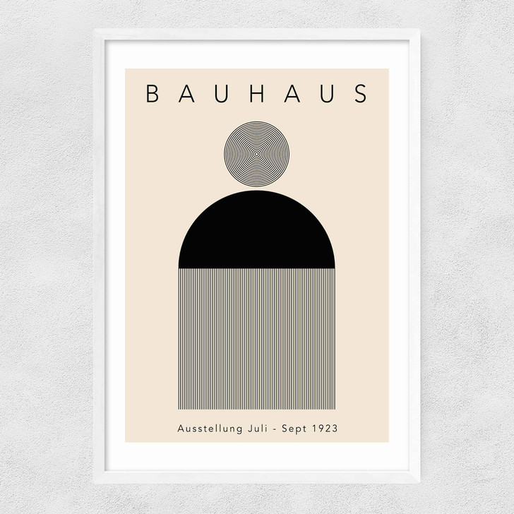 White Minimal Bauhaus Narrow White Frame White Minimal Bauhaus Narrow White Frame
