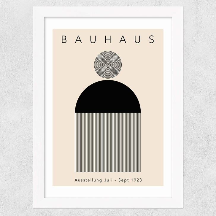 White Minimal Bauhaus Wide White Frame White Minimal Bauhaus Wide White Frame