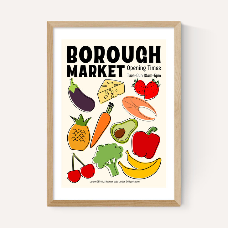 Borough Market by Luxe Poster Co