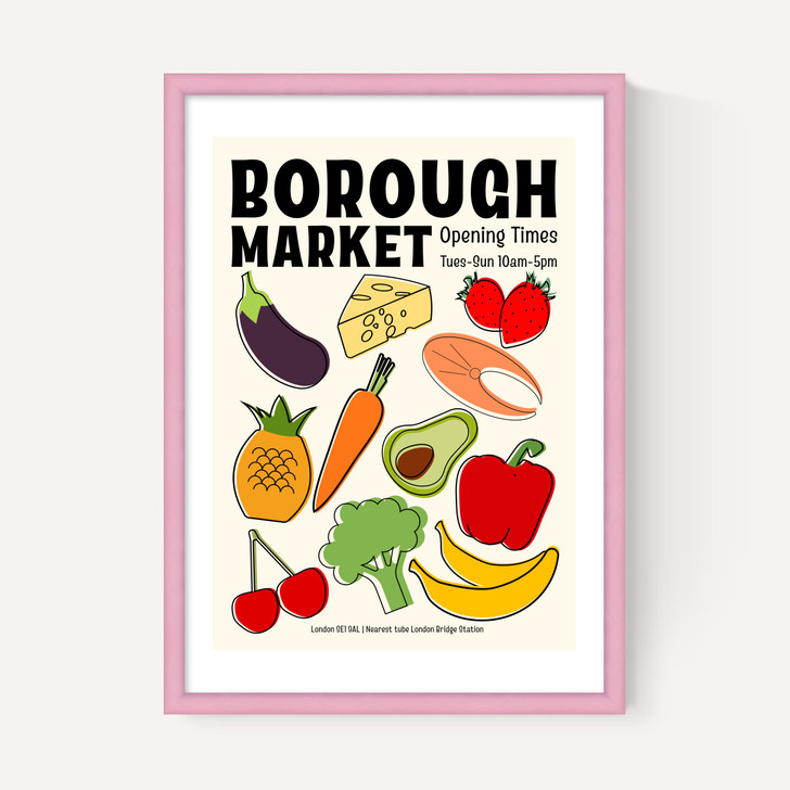 Borough Market by Luxe Poster Co