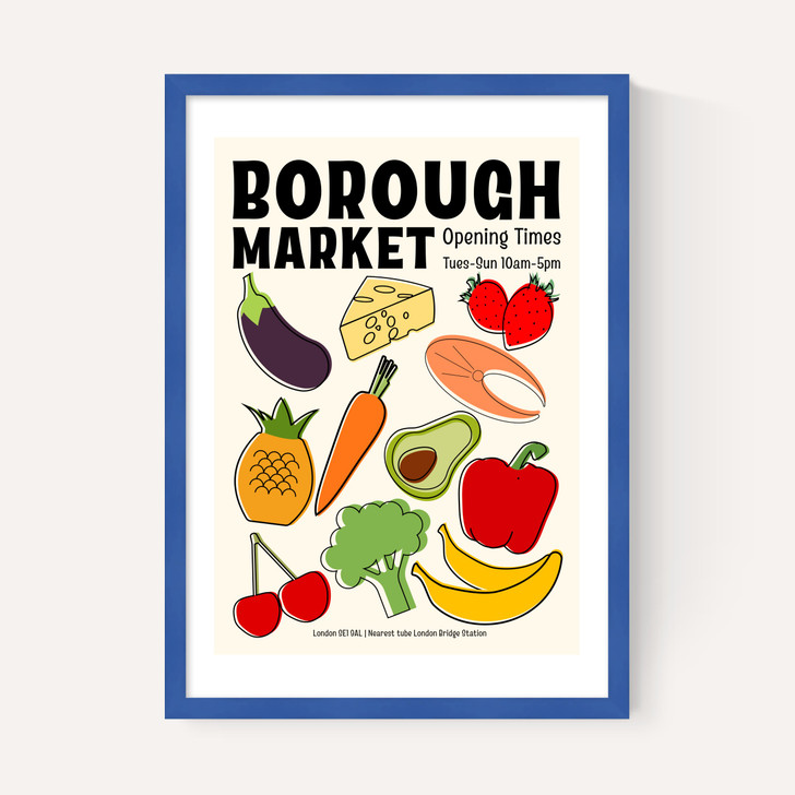 Borough Market by Luxe Poster Co