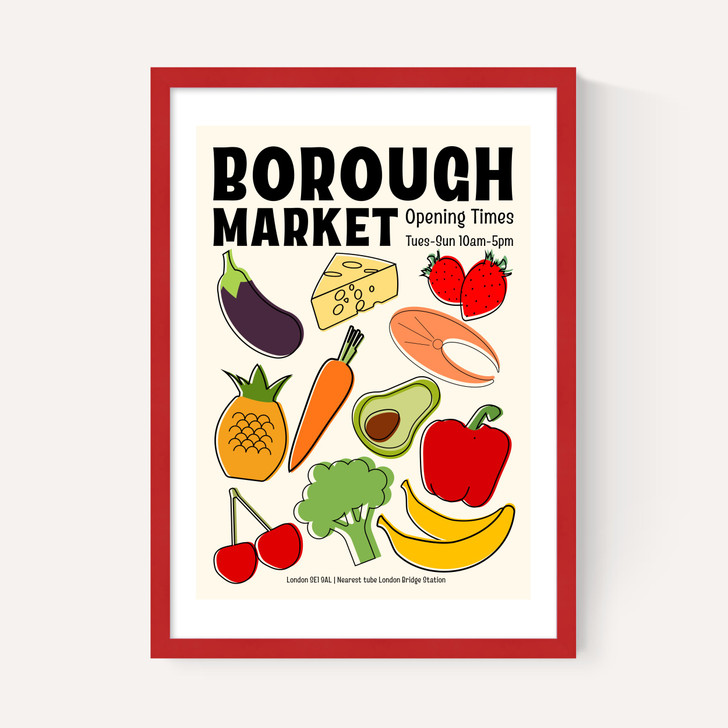 Borough Market by Luxe Poster Co