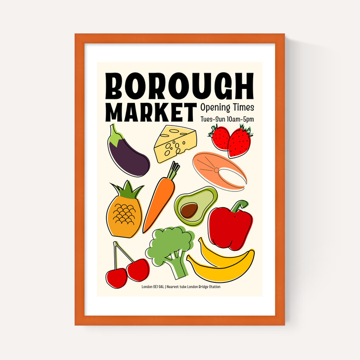 Borough Market by Luxe Poster Co