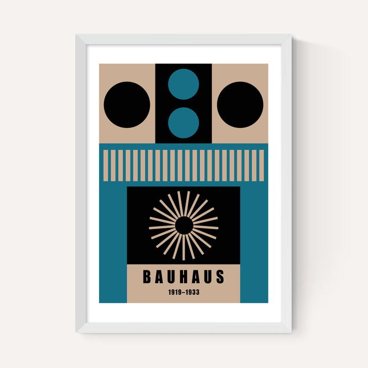 Mid Century Geometric Bauhaus