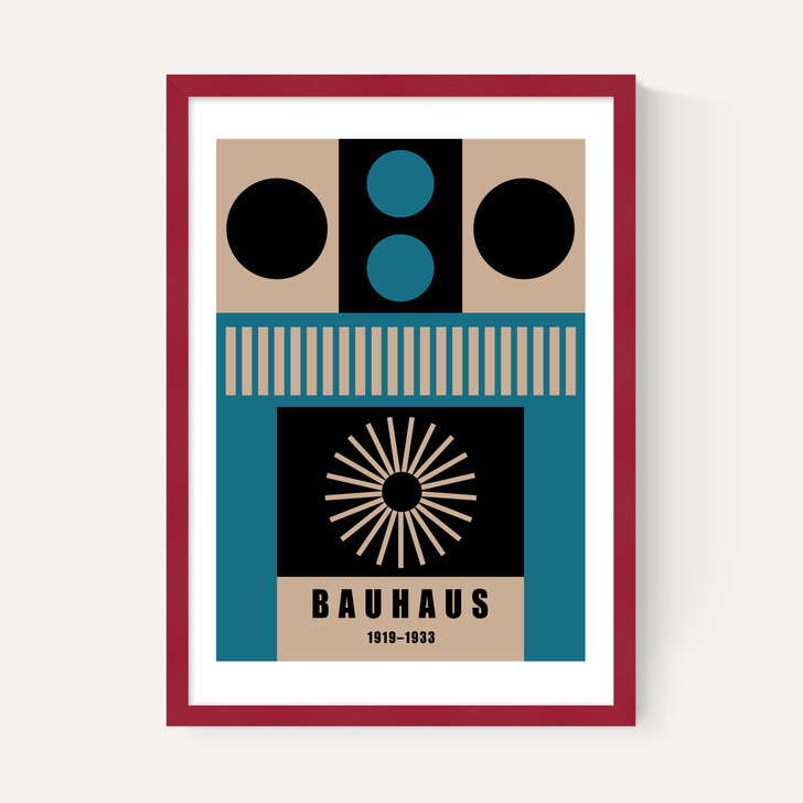Mid Century Geometric Bauhaus