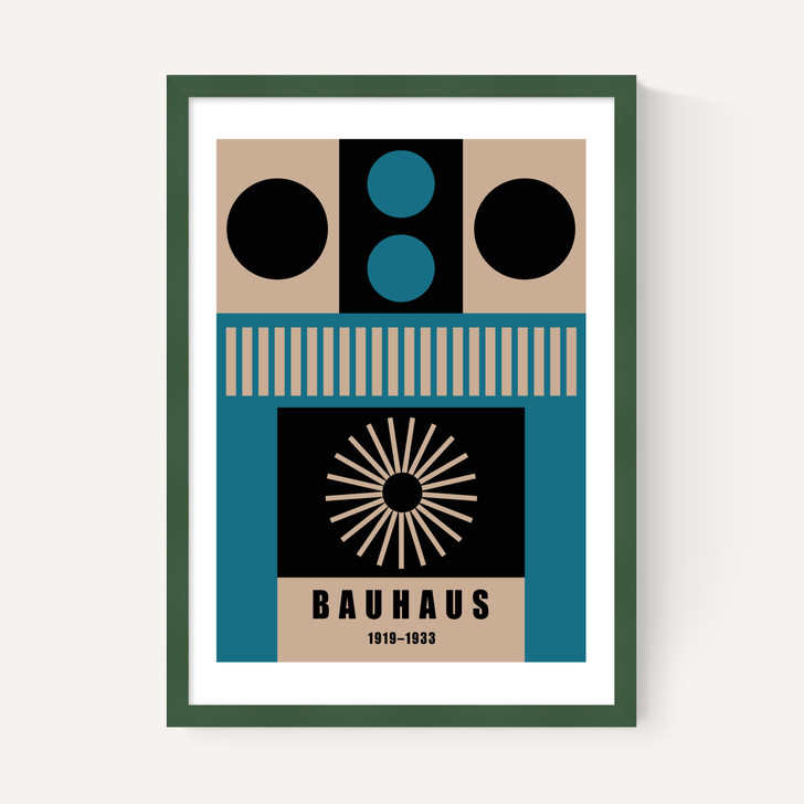 Mid Century Geometric Bauhaus