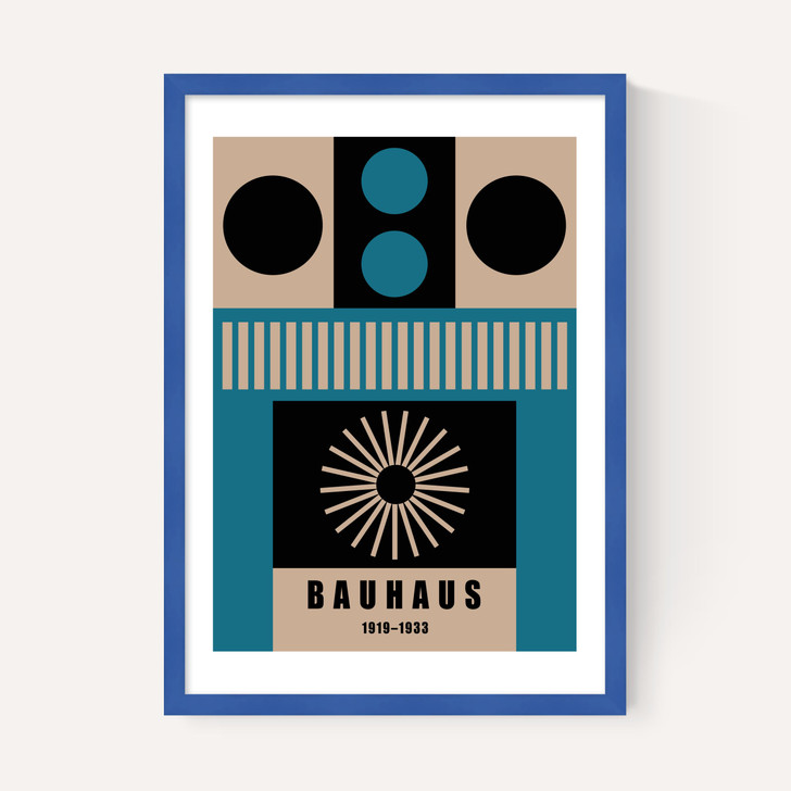 Mid Century Geometric Bauhaus