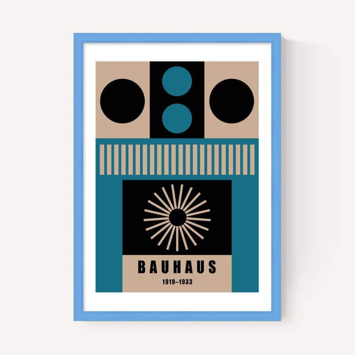 Mid Century Geometric Bauhaus