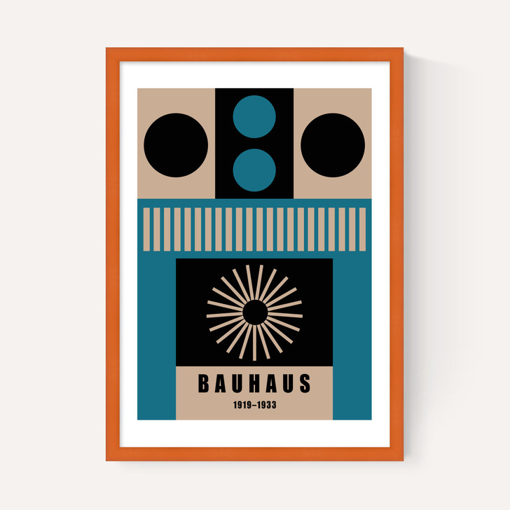 Mid Century Geometric Bauhaus