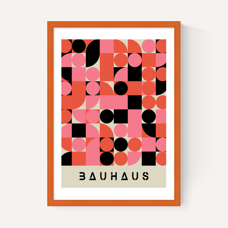 Pink And Black Bauhaus