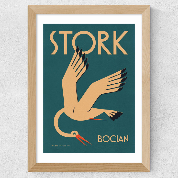 Stork Wide Oak Frame