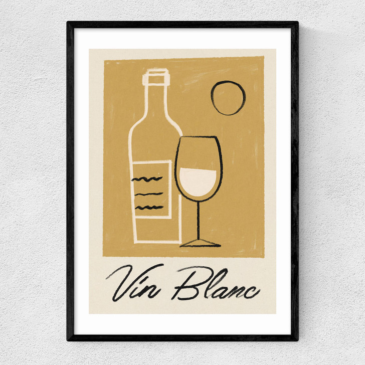 Vin Blanc Narrow Black Frame Vin Blanc Narrow Black Frame
