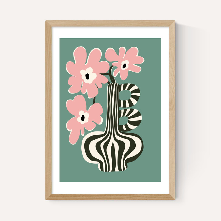 Floral Stripe