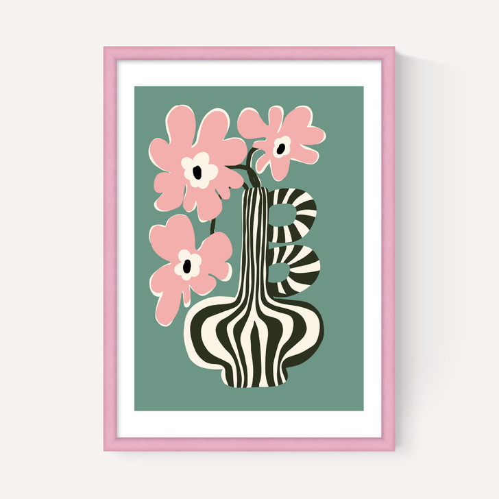 Floral Stripe