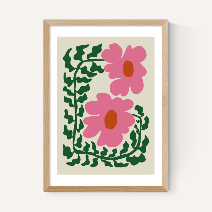 Fun Fern And Pink Poppy