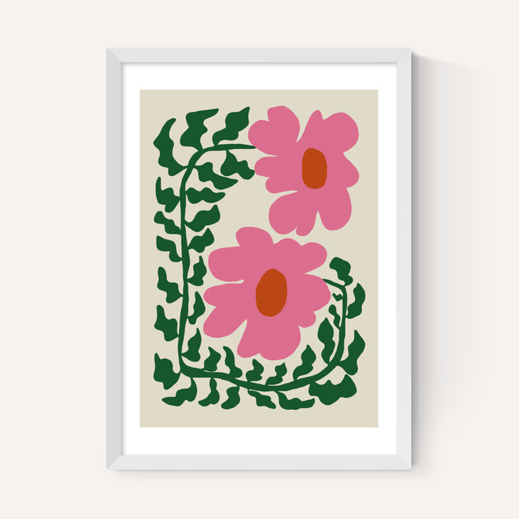 Fun Fern And Pink Poppy
