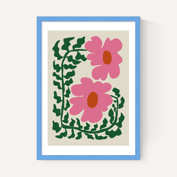 Fun Fern And Pink Poppy